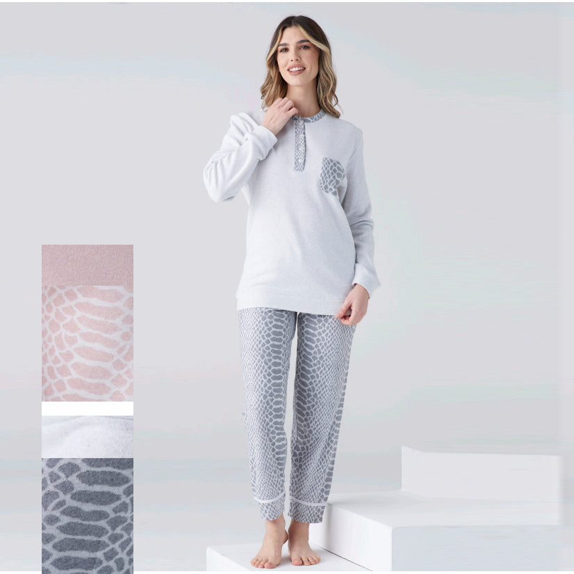 4209L - Pigiama donna in punto milano