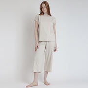 Pigiama Admas manica ad aletta con pantalone capri - 63083-0