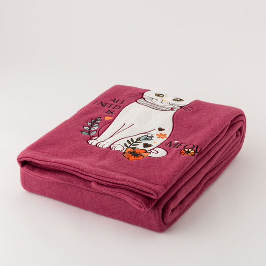 Duchessa plaid - Plaid Ricamato Animals