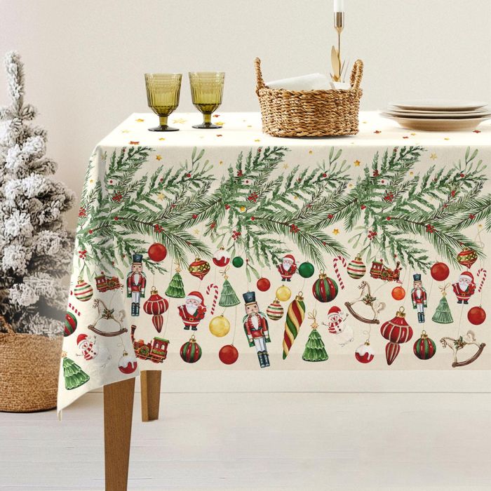 Tovaglia Decori - Tovaglia Decori Di Natale in Stampa Digitale Maestri Cotonieri Home