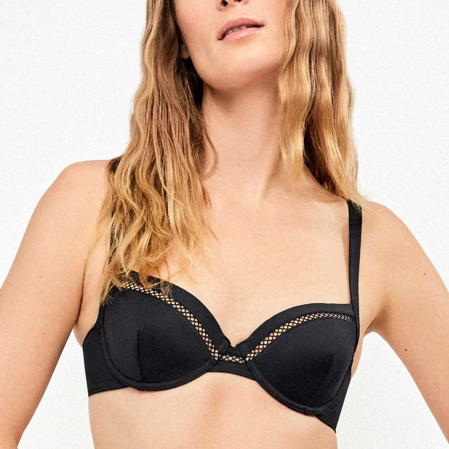 Costume due pezzi con dettaglio nude e slip vita media - 2/30297