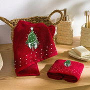 Asciugamani Abete - Asciugamano e Ospite Natalizi Abete Maestri Cotonieri Home