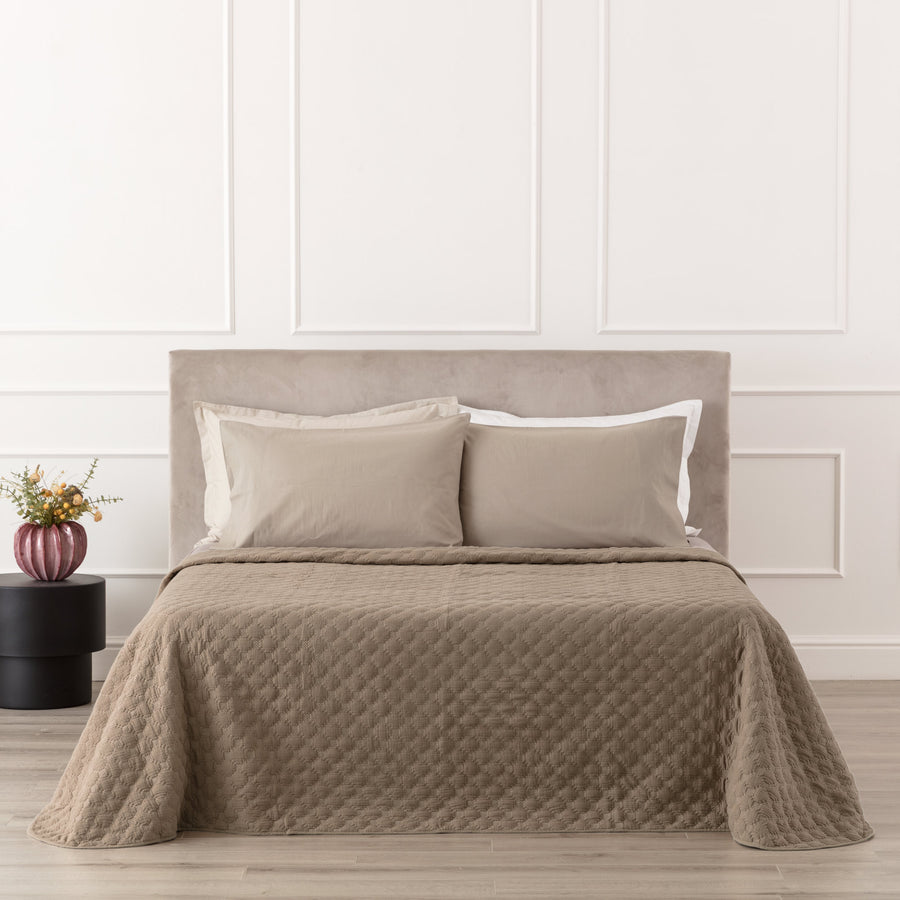 Rombus Trapuntino in mussola di cotone Matrimoniale