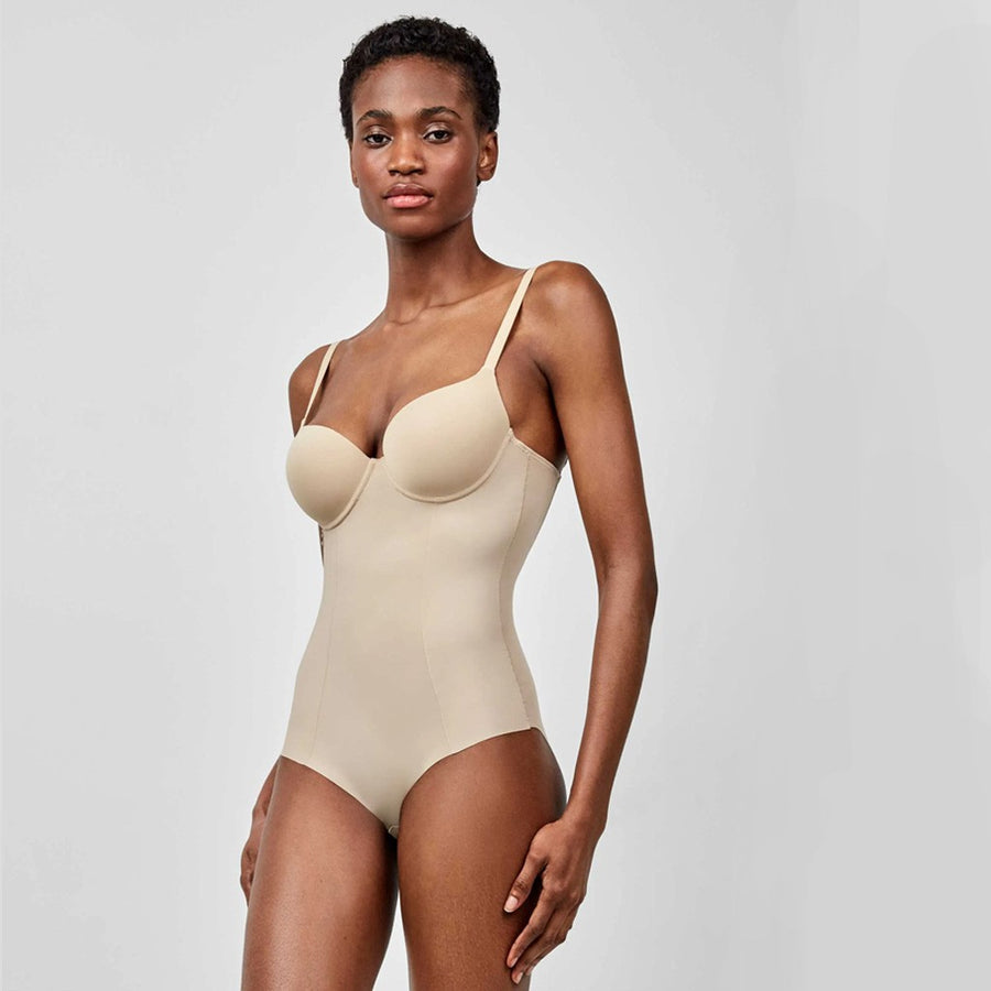 1/10066B - Body con ferretto e schiena aperta