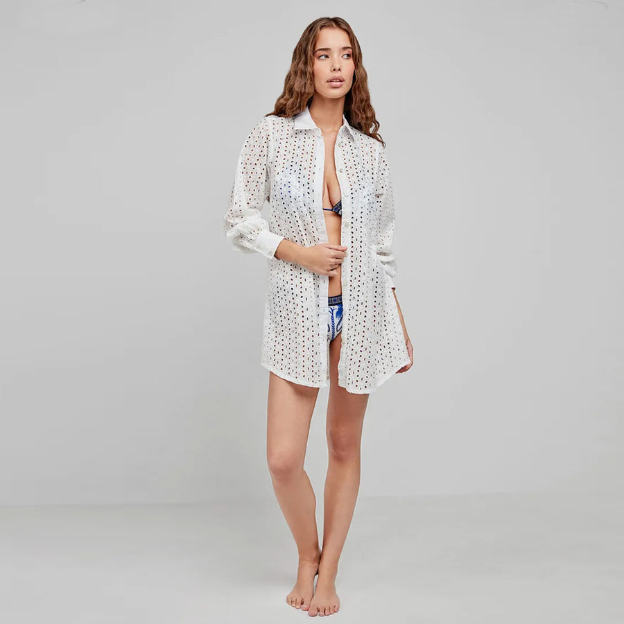 Camicia in popeline manica lunga - 2/40033