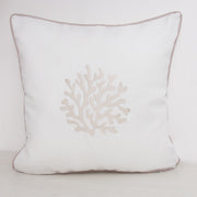 Cuscino Tragara 45x45cm - Cuscino arredo 45x45cm ricamato sfoderabile