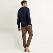 64808-0 - Pigiama caldo cotone girocollo