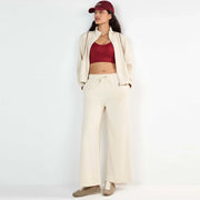 2/70030 - Coordinato donna pantaloni e giacca con zip