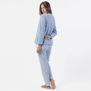 63610-0 - Pigiama donna con pantalone fiocchetti