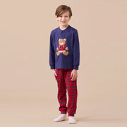 FL517 - Pigiama orsetto scozzese unisex bambina\o