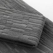 Sorku set 1+1 - Set in spugna jacquard 500gr con disegno a rilievo tinta su tinta