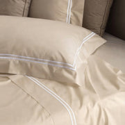 Clarissa Completo letto Matrimoniale con bordo in percalle