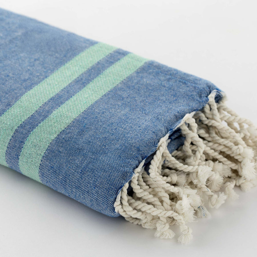 Telo Pareo Jacquard double face con frange - Telo mare Nemo