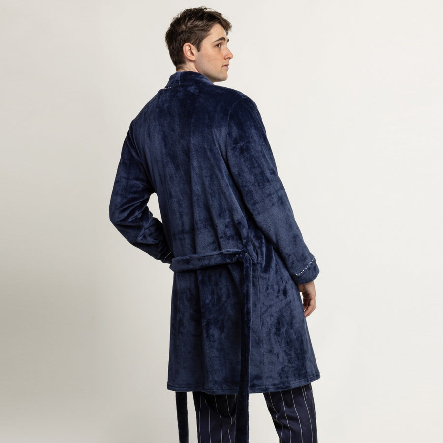 67408-0 - Vestaglia a maniche lunghe in blu navy
