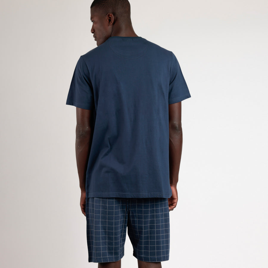 Pigiama uomo mezza manica e bermuda - 63179-0