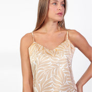 Pigiama Donna in raso spalla stretta - 64100-0
