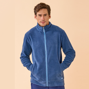 FC3378AB - Vestaglia corta uomo micropile