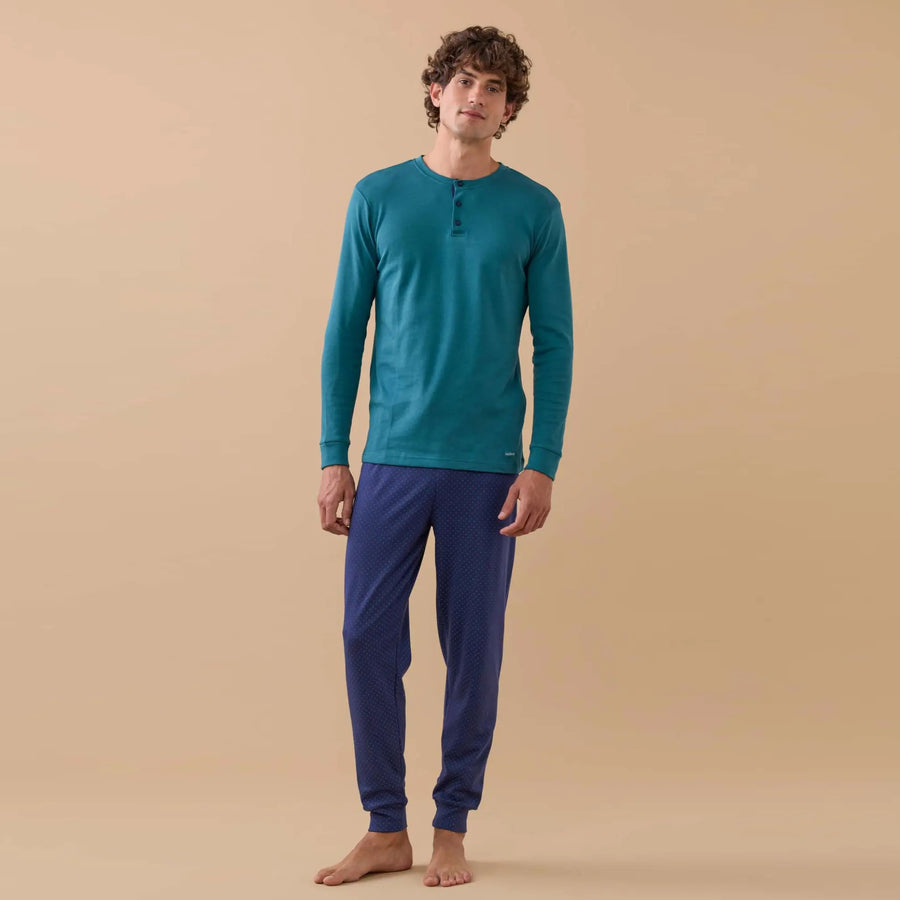 FC3110 - Pigiama uomo invernale in caldo cotone