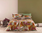 Brody completo letto - Completo letto copriletto in cotone percalle 100% Brody