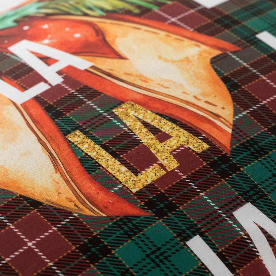 Federe Tartan tale - Federe natalizie in stampa digitale