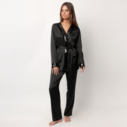 63642-0 -Pigiama donna con dettagli in paillettes