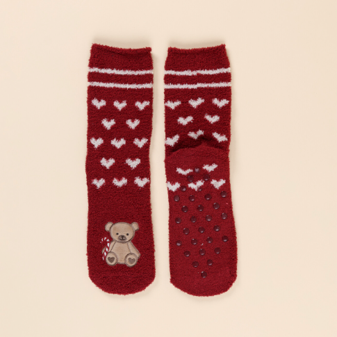 TR1602 BEAR XMAS - Calzini unisex antiscivolo