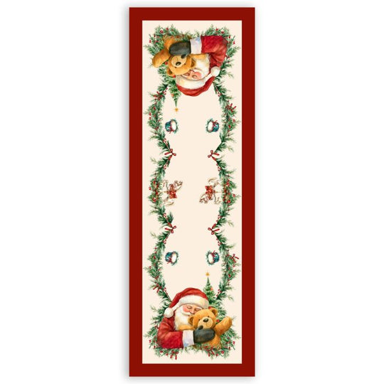 Runner Armonia - Runner natalizio con Babbo natale