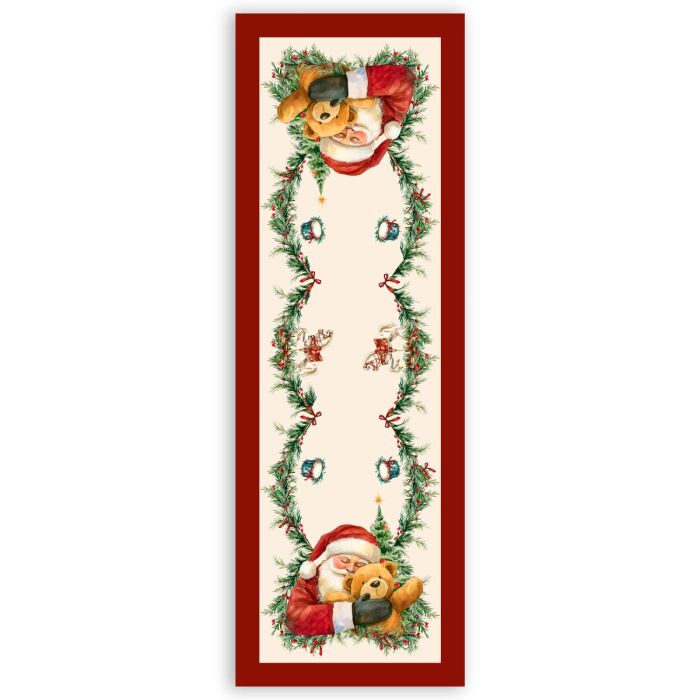 Runner Armonia - Runner natalizio con Babbo natale