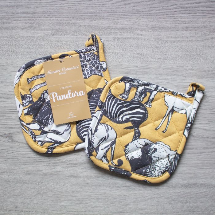 Pandora presine - Set da 2 Presine Da Cucina Pandora Maestri Cotonieri Home