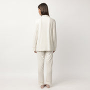 62617-0 - Pigiama in modal aperto avanti con rifiniture in raso