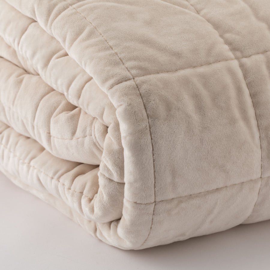 Selina quilt - Quilt Riviera in velluto Selina
