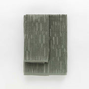 Sorku set 1+1 - Set in spugna jacquard 500gr con disegno a rilievo tinta su tinta