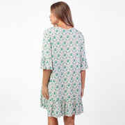 Camicia/Copricostume mezza manica con rouche - 61484-0