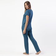 Pigiama Donna mezza manica pantalone lungo in modale - 64104-0