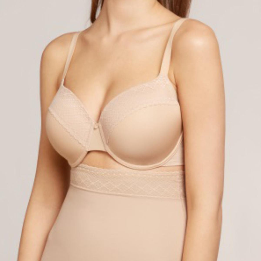 1/0362C - Reggiseno in coppa differenziata con inserti in pizzo