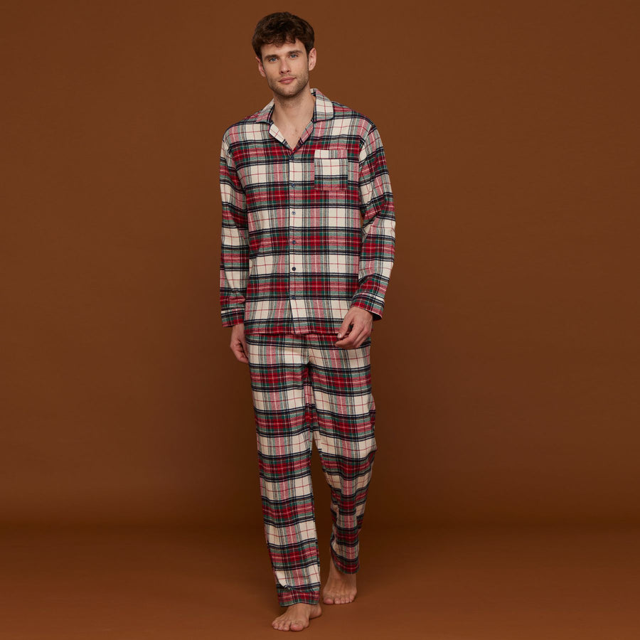 Pigiama tartan in flanella - FC2746AB