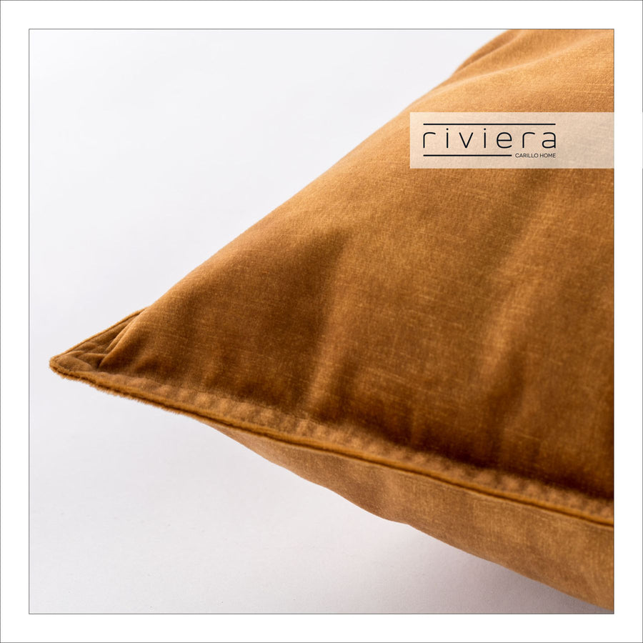 Cuscino arredo in velluto stampato con zip Riviera - Goodly