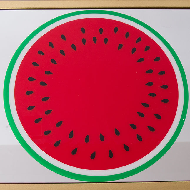 Sottopiatto Watermelon - Sottopiatto in PVC a forma di anguria tonda