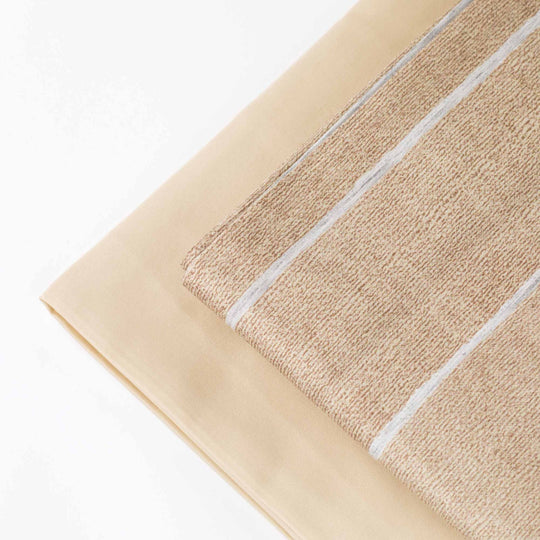Completo letto Bazaar rigato - Completo letto in 100% raso di cotone
