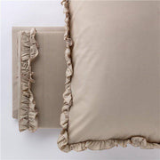 Completo letto Mademoiselle Riviera - Completo letto in 100% cotone con rouche